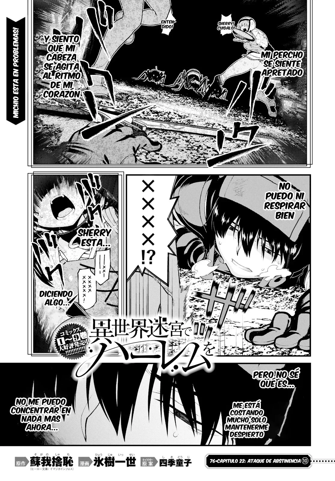 Isekai Meikyuu de Harem o capítulo 76 página 3