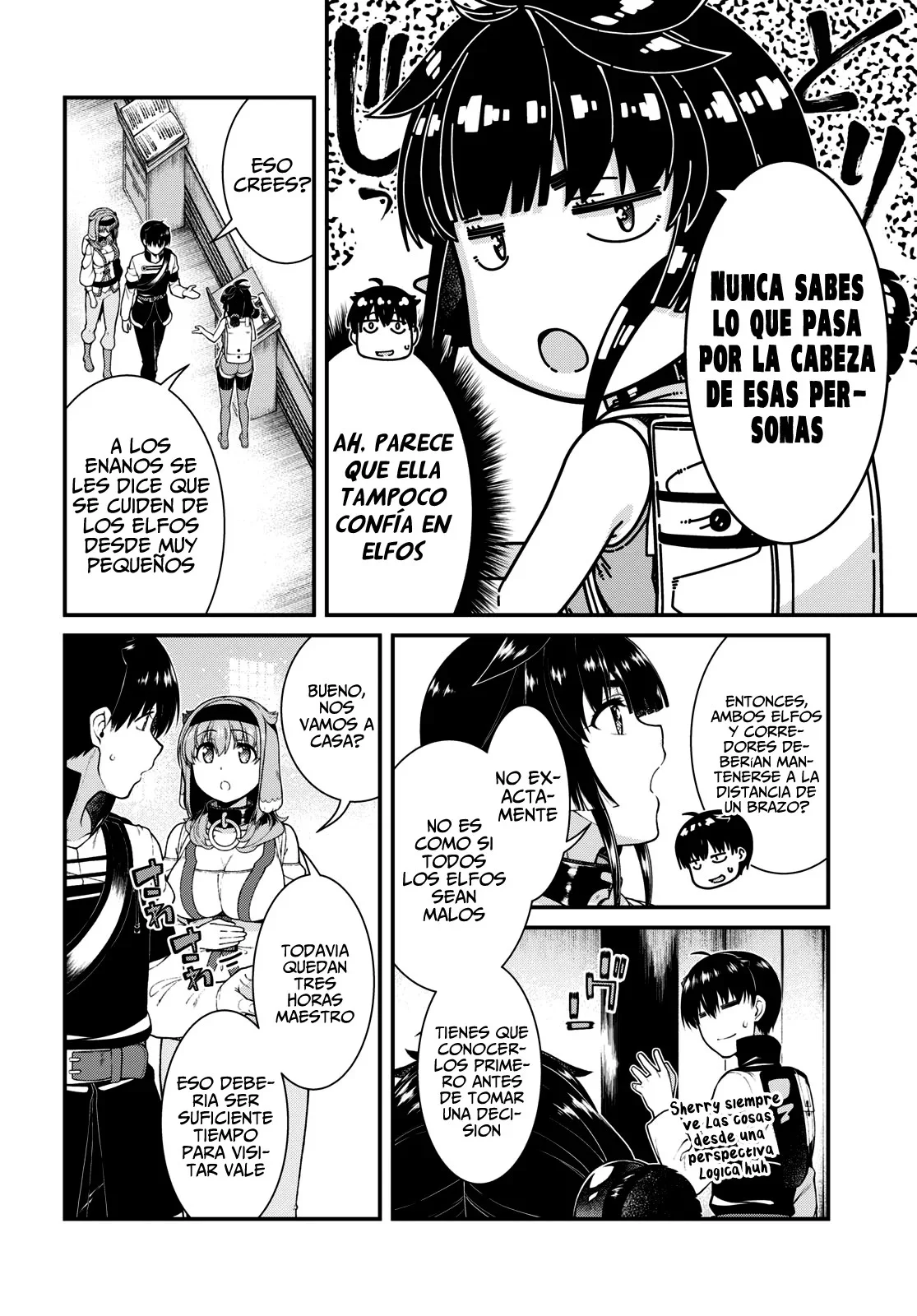 Isekai Meikyuu de Harem o capítulo 77 página 12