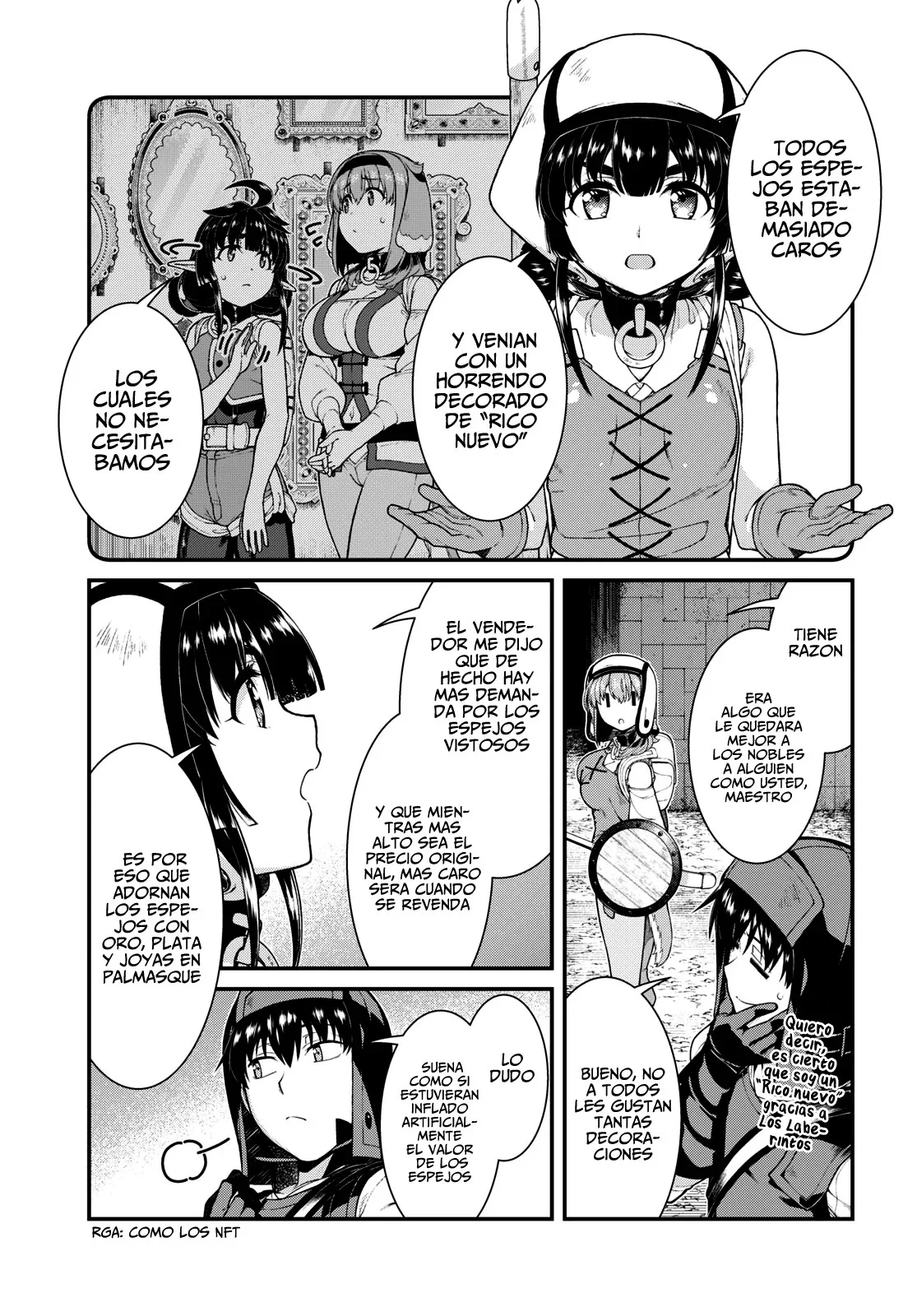 Isekai Meikyuu de Harem o capítulo 78 página 11