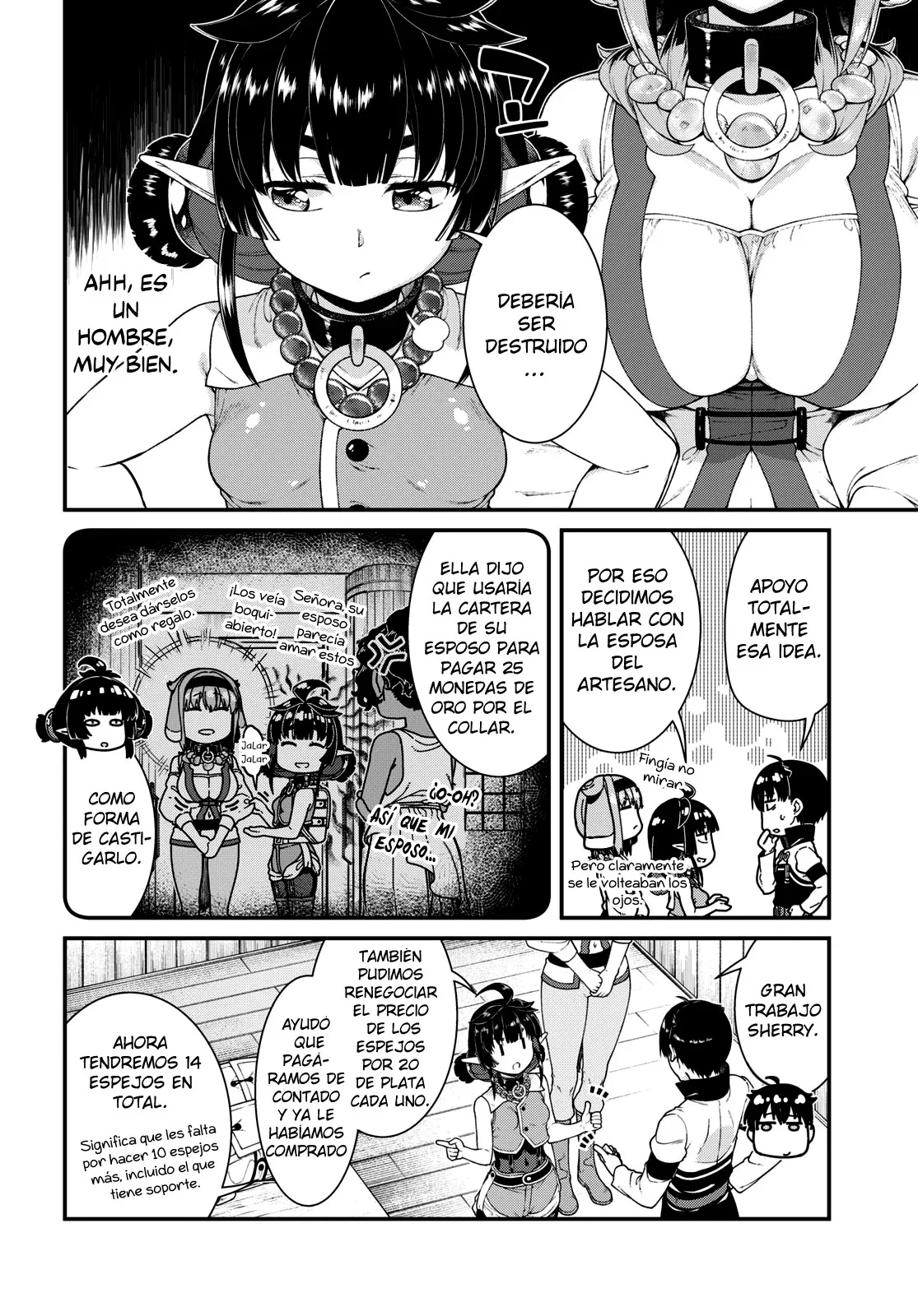 Isekai Meikyuu de Harem o capítulo 83 página 14