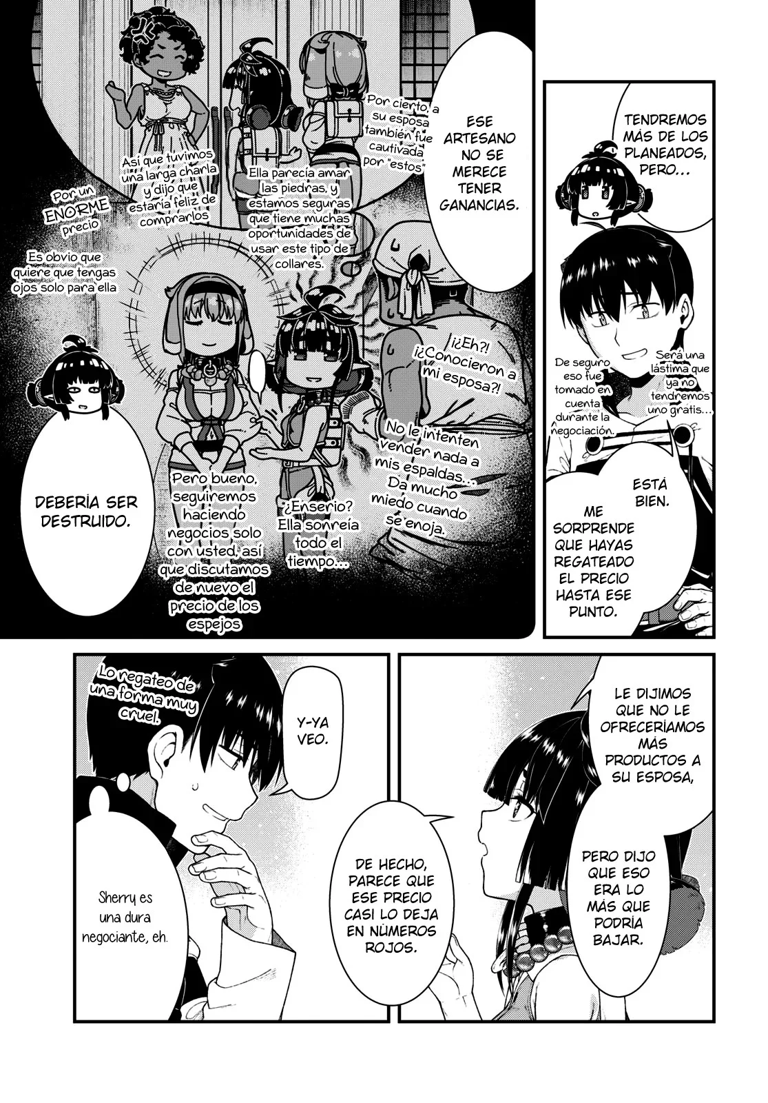 Isekai Meikyuu de Harem o capítulo 83 página 15