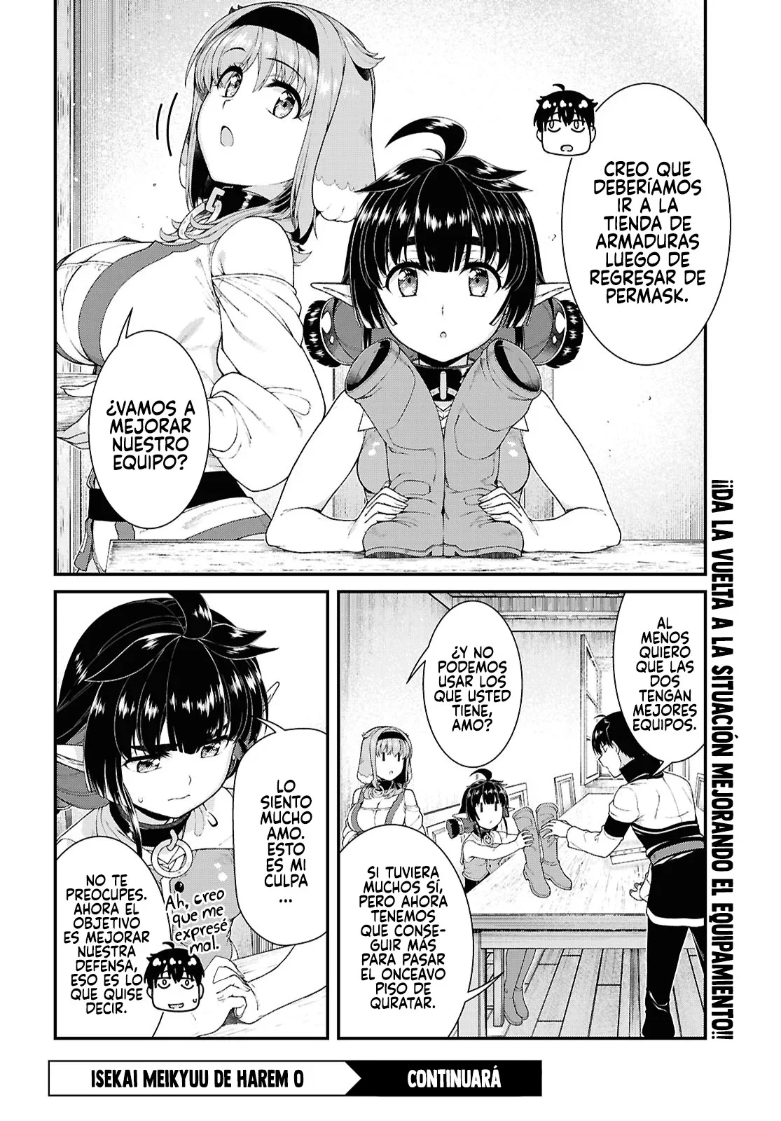 Isekai Meikyuu de Harem o capítulo 85 página 17