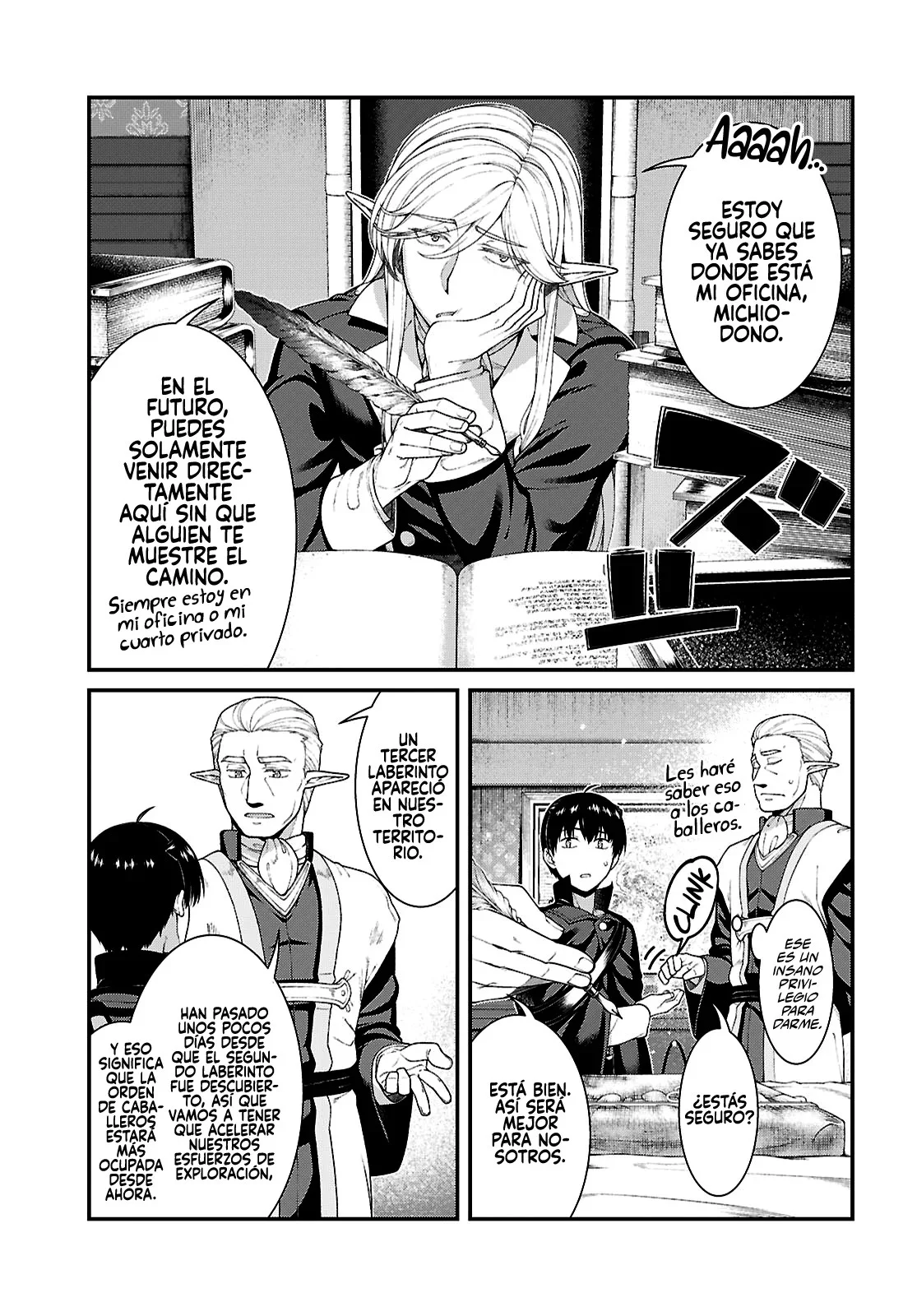 Isekai Meikyuu de Harem o capítulo 87 página 8