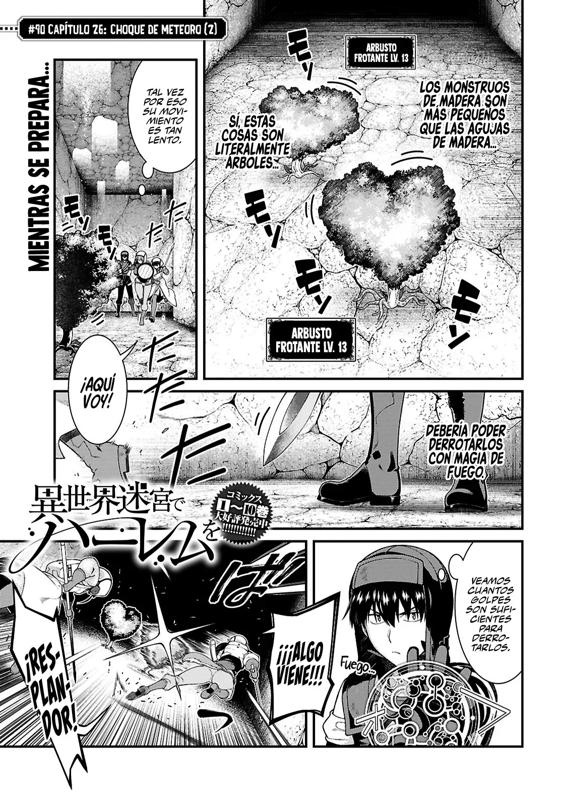 Isekai Meikyuu de Harem o capítulo 90 página 3