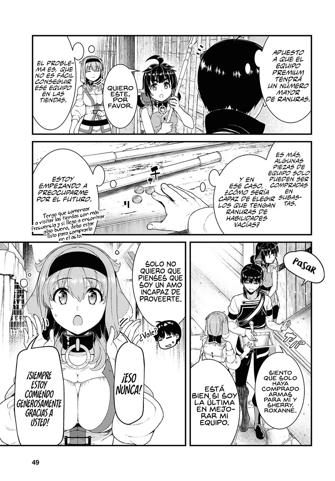 Isekai Meikyuu de Harem o capítulo 92 página 6