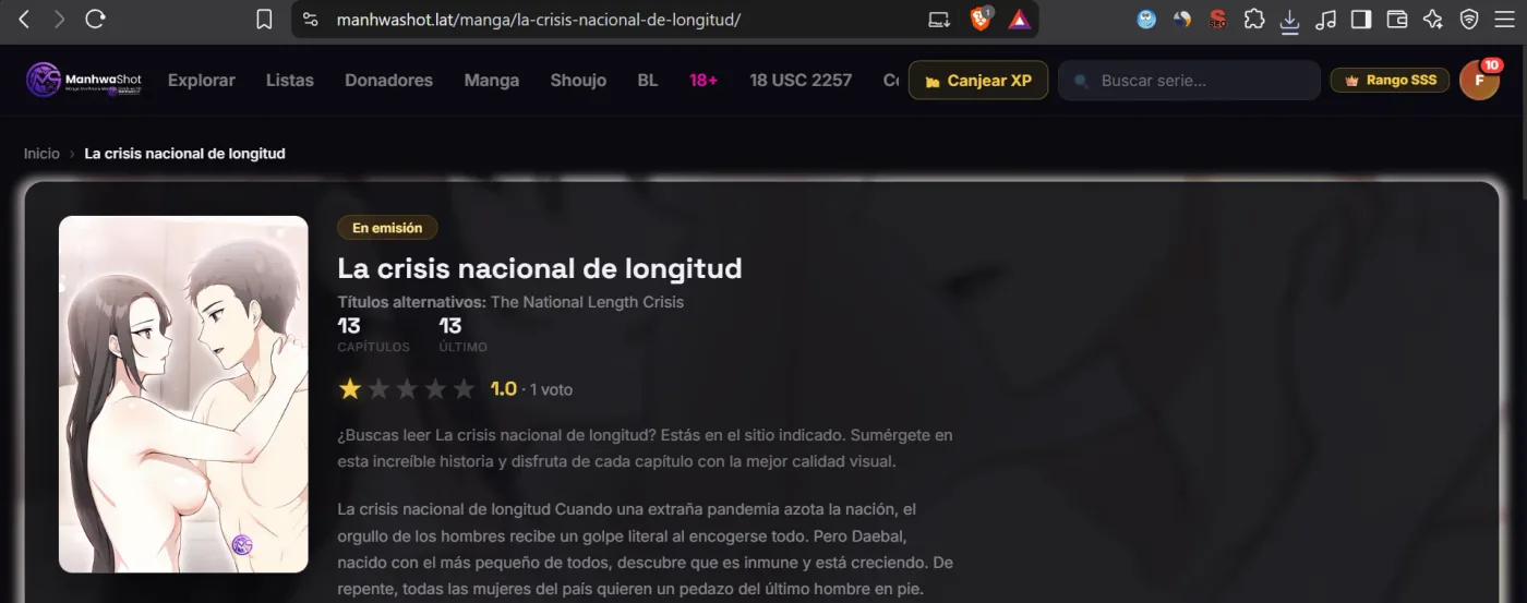 La crisis nacional de longitud capítulo 4 página 20