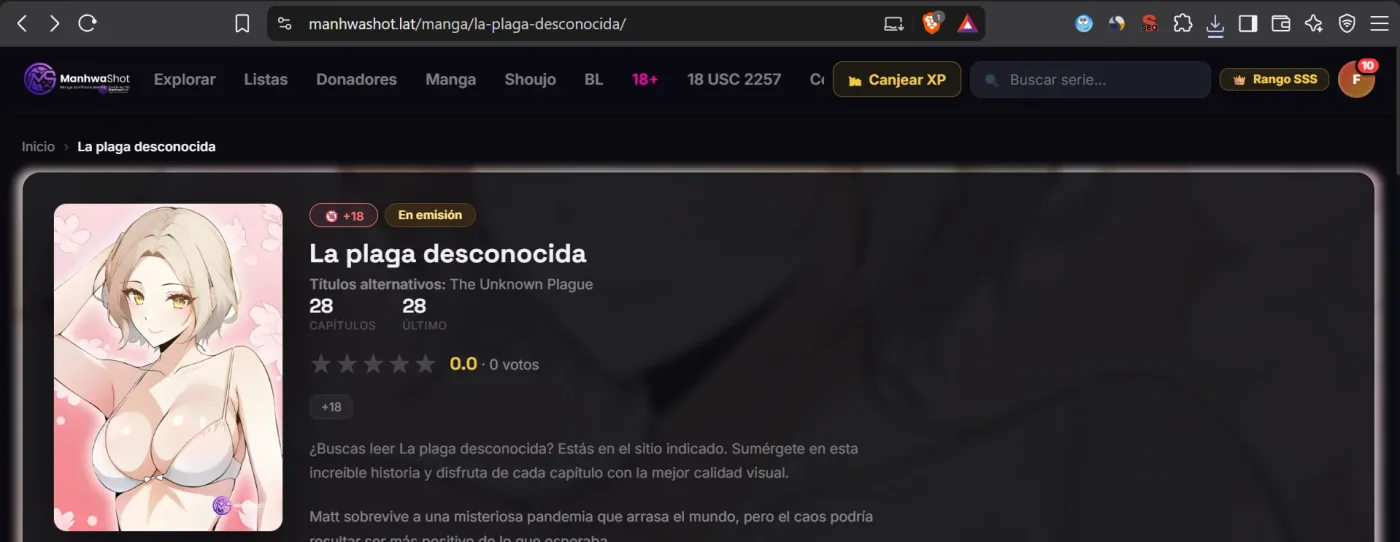 La plaga desconocida capítulo 2 página 10