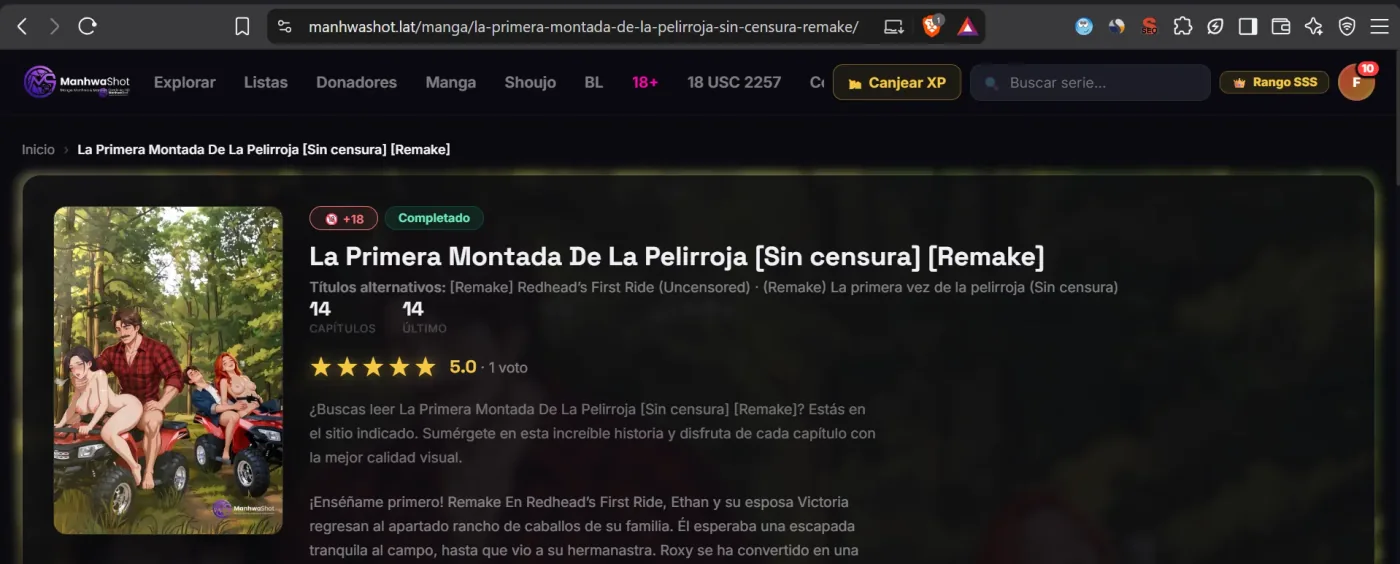 La Primera Montada De La Pelirroja [Sin censura] [Remake] capítulo 2 página 22