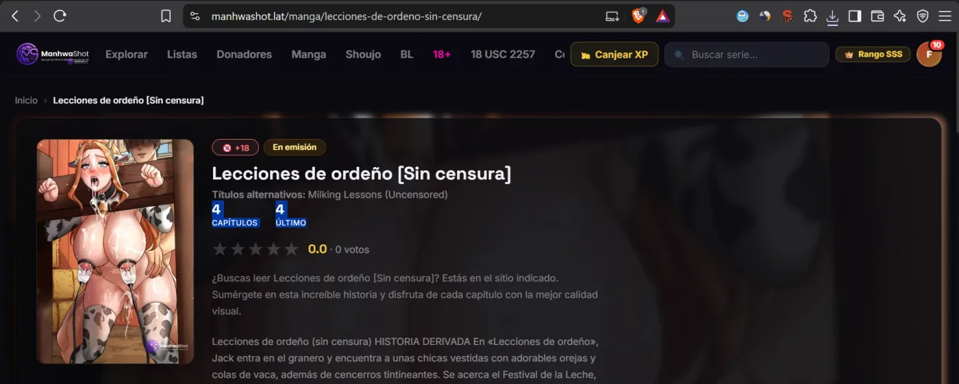 Lecciones de ordeño [Sin censura] capítulo 2 página 14