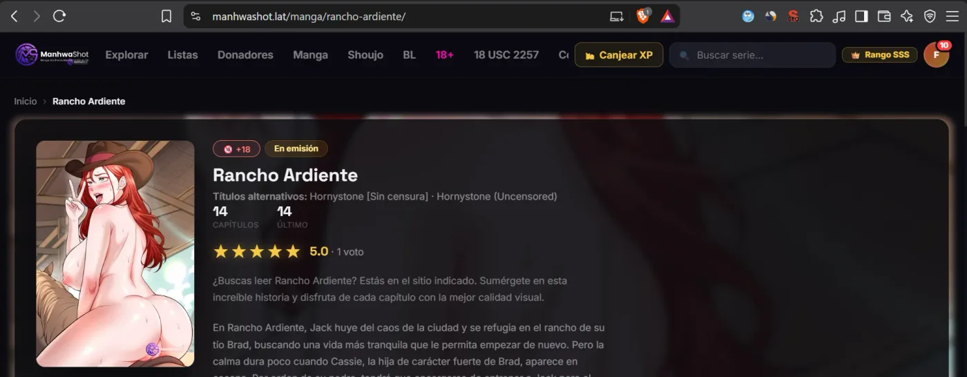 Rancho Ardiente capítulo 2 página 8