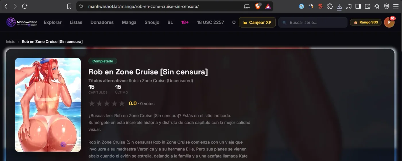 Rob en Zone Cruise [Sin censura] capítulo 4 página 3