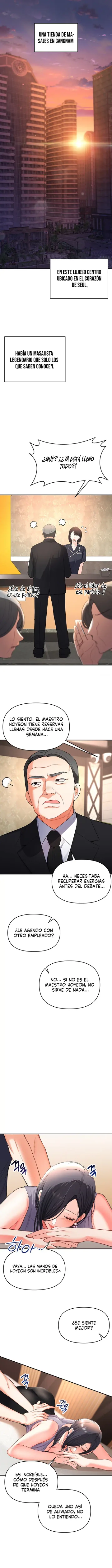 Soy el Unico Hombre en la Tienda de Masajes capítulo 1 página 11