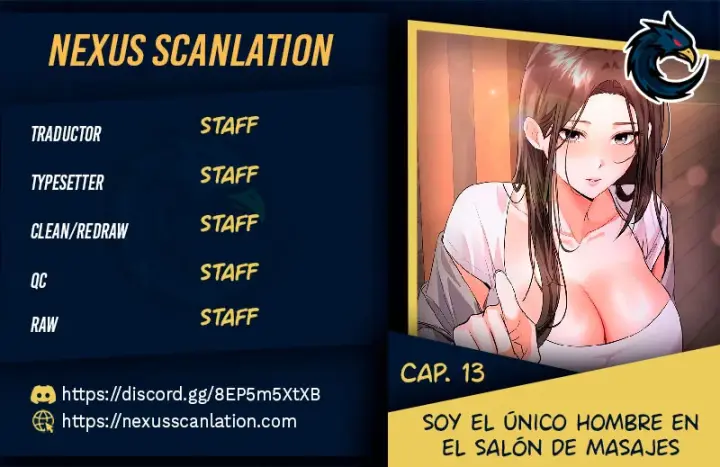 Soy el Unico Hombre en la Tienda de Masajes capítulo 13 página 1