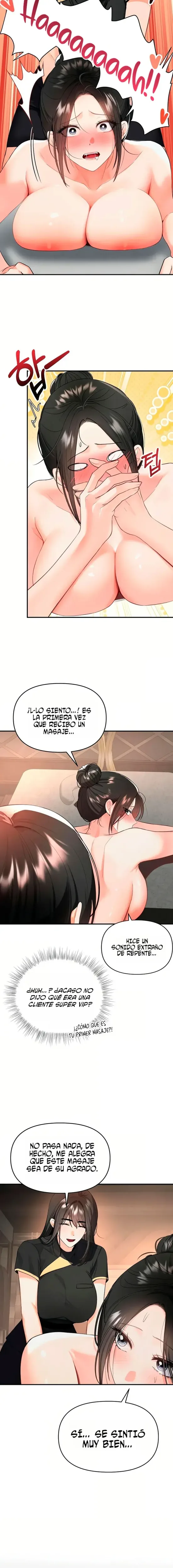 Soy el Unico Hombre en la Tienda de Masajes capítulo 2 página 9