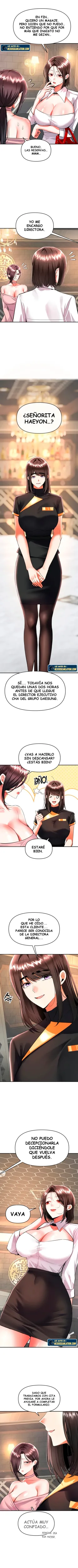 Soy el Unico Hombre en la Tienda de Masajes capítulo 22 página 7