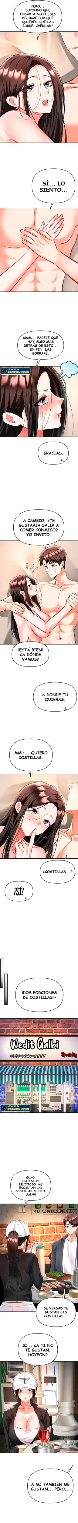 Soy el Unico Hombre en la Tienda de Masajes capítulo 28 página 10