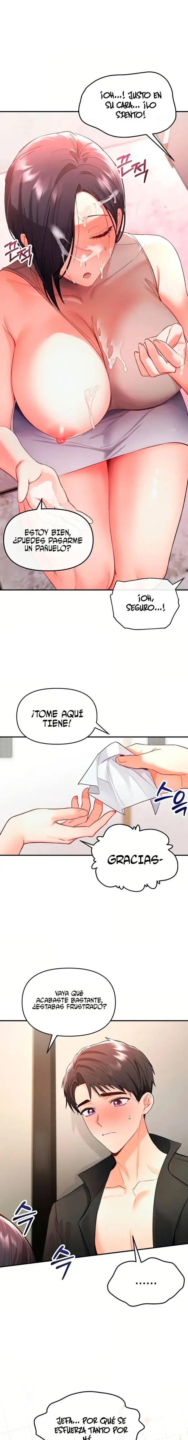 Soy el Unico Hombre en la Tienda de Masajes capítulo 3 página 7