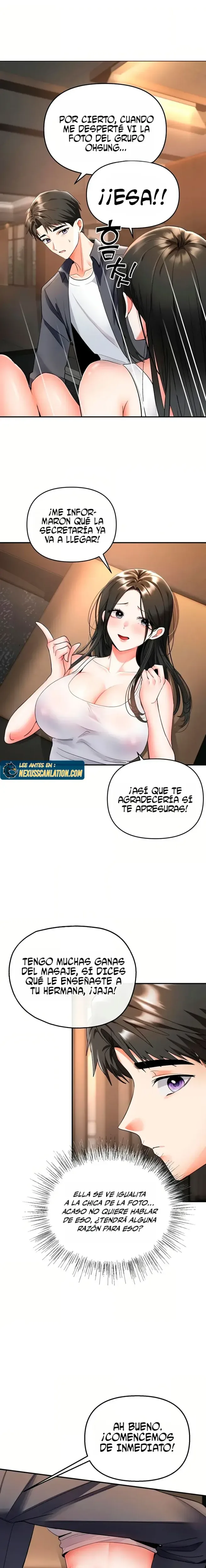 Soy el Unico Hombre en la Tienda de Masajes capítulo 6 página 14