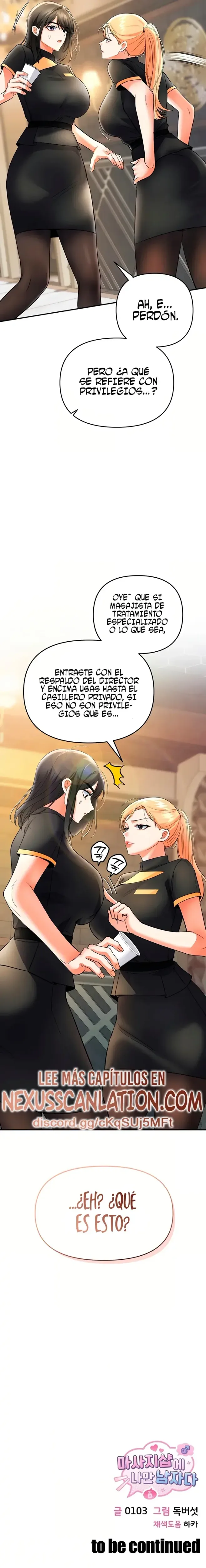 Soy el Unico Hombre en la Tienda de Masajes capítulo 8 página 23