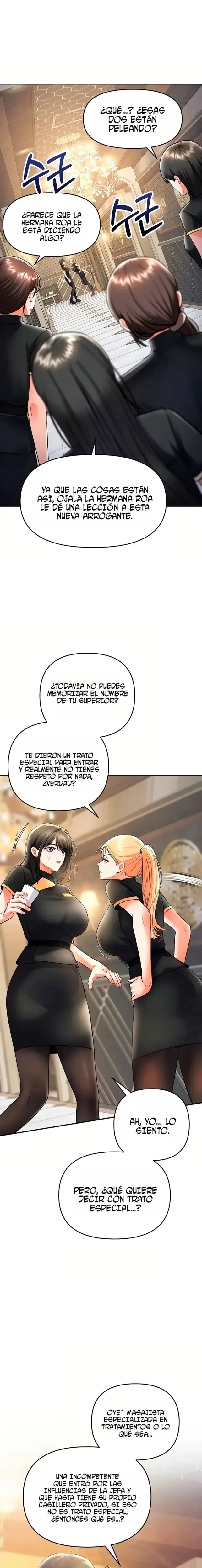 Soy el Unico Hombre en la Tienda de Masajes capítulo 9 página 2